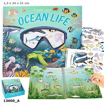 Zestaw Create your Ocean Life z naklejkami 13600A