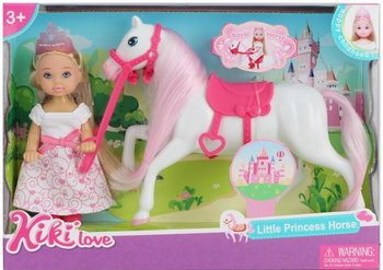 LALKA KSIĘŻNICZKA Z KONIEM ZESTAW DLA DZIECI KIKILOVE LITTLE PRINCESS 3+