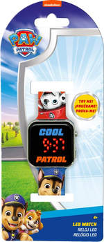 Zegarek LED z kalendarzem Paw Patrol PW20003