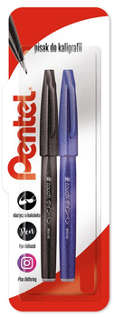 Pisak/pędzelek do kaligrafii SES15 czarny niebieski
