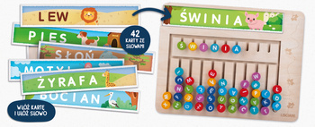 LISCIANI MONTESSORI SŁOWNE UKŁADANKI