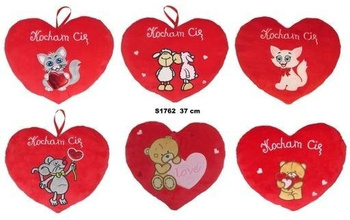 Poduszka Serce 37cm MIX Sun-Day