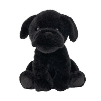 Pies Buldog czarny 25cm Beppe