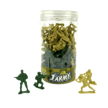 Zabawka wojskowa zestaw żołnierzy w tubie kreatywna zabawa dla dzieci