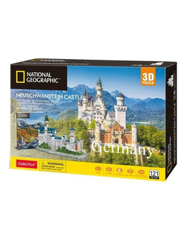 CUBIC FUN PUZZLE 3D NATIONAL GEOGRAPHIC ZAMEK NEUSCHWANSTEIN - DS0990H