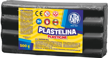 Plastelina Astra 500g czarna