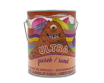 Ultra Piasek 900g pomarańczowy + 4 foremki Muffin EPEE