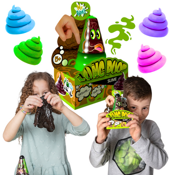 Glutek Kupka Slime Long Poop Zabawne Dźwięki Śmieszna Konsystencja 250 ml