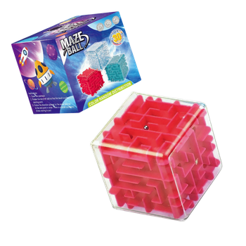 UKŁADANKA LOGICZNA ŁAMIGŁÓWKA LABIRYNT GRA ZRĘCZNOŚCIOWA 3D KOSTKA PREZENT