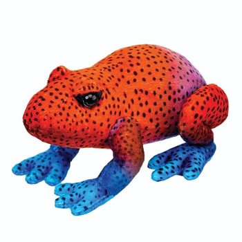 Żaba czerwona 13cm Beppe