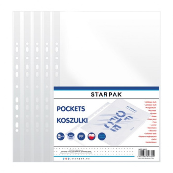 Paczka Koszulka A4 pp krystaliczna 100 sztuk