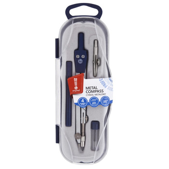 Cyrkiel szkolny MEMOBE zestaw 4 elementowy