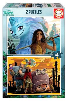 Puzzle 2x48 Raya i ostatni smok 110609