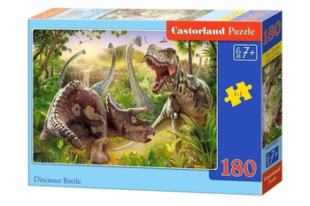 Puzzle 180 Dinosaur Battle CASTOR Castorland