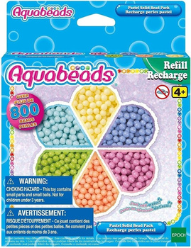 Aquabeads Pastelowe koraliki zestaw uzupełniający EPOCH