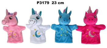 Pacynka jednorożec 23cm MIX Sun-Day