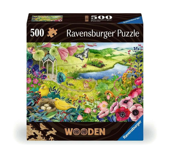 Puzzle drewniane 500 Dziki ogród Ravensburger