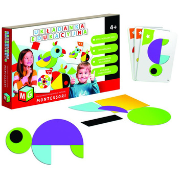 MONTESSORI UKŁADANKA EDUKACYJNA - PAPUGA