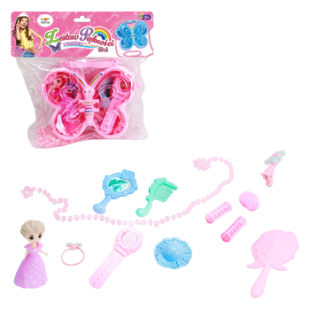 Zestaw Piękności Motyl dla Dziewczynki El. 12 Akcesoria do Makijażu Prezent