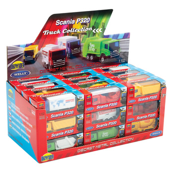 Model ciężarówki Welly Truck Scania 1:102 realistyczny miniaturowy pojazd