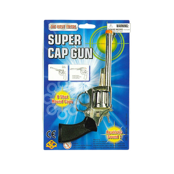 Pistolet Na Spłonkę Metalowy Dla Dzieci Zabawkowy Broń Prezent