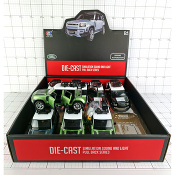 LAND ROVER DEFENDER 1:24 ŚW./DŹW. 1 SZT.