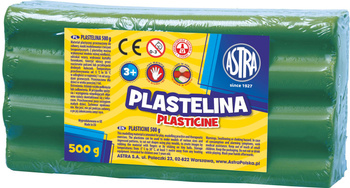 Plastelina Astra 500g zielona