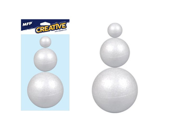 Kula gładka zestaw 6/8/10cm 3 sztuki