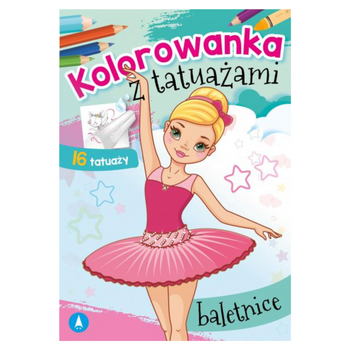 KOLOROWANKA Z TATUAŻAMI. BALETNICE