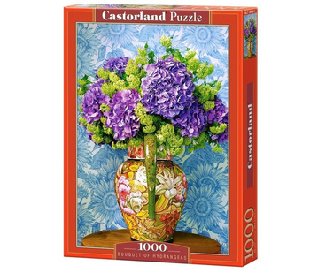 Puzzle 1000 Bouquet of Hydrangeas CASTOR Castorland