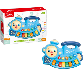 Interaktywna Lokomotywa Muzyczna z Pianinem Zabawka Edukacyjna dla Dzieci