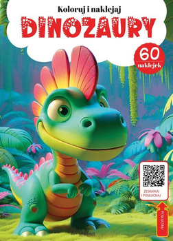 Dinozaury. Koloruj Naklejaj