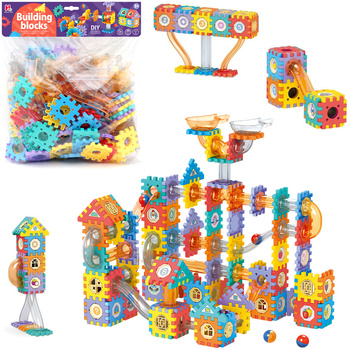 Klocki Tor Kulki Marble Run Tory Labirynt Kulodrom Prezent El. 202