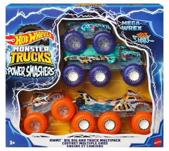 Hot Wheels Monster Trucks Wielopak z pojazd (4szt) Mattel