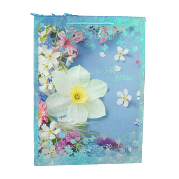 Torba ozdobna duża prezentowa na zakupy świąteczna ekologiczna modna