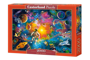 Puzzle 2000 Man in Space CASTOR Castorland