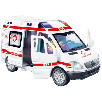 CIĘŻARÓWKA KARETKA ŚWIECĄCA DŹWIĘKOWA ZABAWKA MUZYKA DLA DZIECI PREZENT