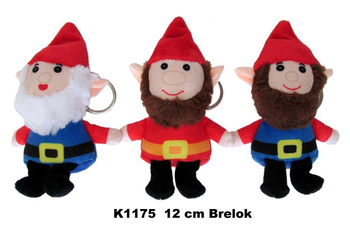 Brelok krasnal 12cm MIX Sun-Day