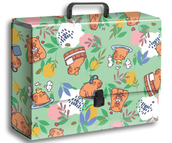 TECZKA Z RĄCZKĄ B4 JUMBO T 0120 KAPIBARA ŁĄKA FOLIA MAT NIERYSUJĄCA