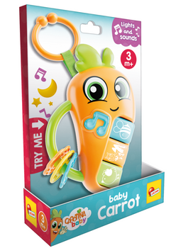 LISCIANI CAROTINA BABY ZABAWKA ELEKTRONICZNA Z GRZECHOTKĄ CAROTINĄ