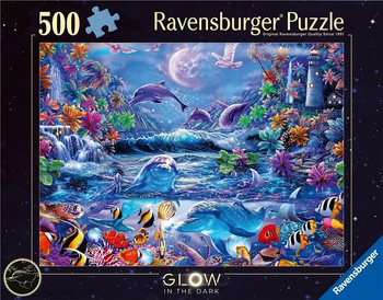 Puzzle 500 świecące - Magiczny świat Ravensburger