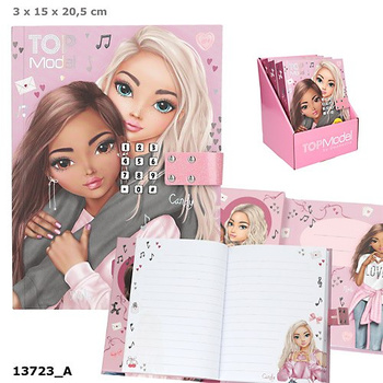 Pamiętnik na kod Top Model Me BFF grający BEST FRIENDS 13723A