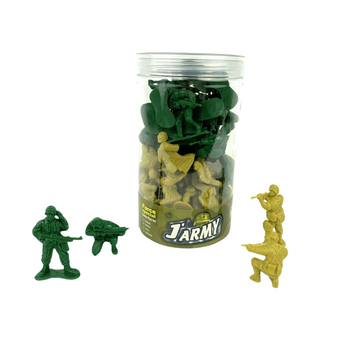 Wojsko w tubie zestaw żołnierzyki figurki militarne zabawka dla dzieci