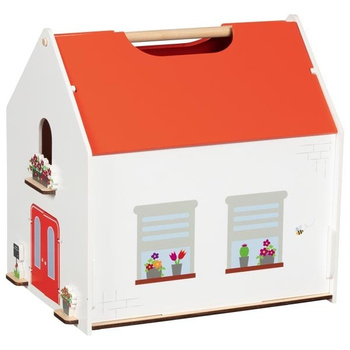 Przenośny domek dla lalek Eco House z akcesoriami Goki