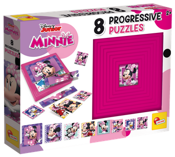 LISCIANI PUZZLE PROGRESYWNE 8 MINNIE