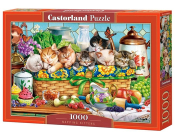 Puzzle 1000 Napping Kittens CASTOR Castorland