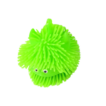 GUMOWY JEŻYK ŚWIECĄCY ZABAWKA ANTYSTRESOWA DLA DZIECI MIĘKKA SENSORYCZNA