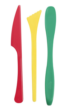 Szpatułki na blistrze do mas plastycznych 3 szt.