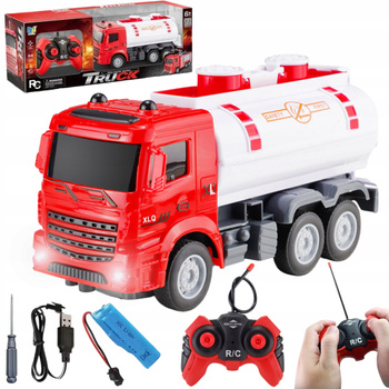 Ciężarówka Zdalnie Sterowana RC Zbiornik Woda Efekty Świetlne Dźwięk Prezen