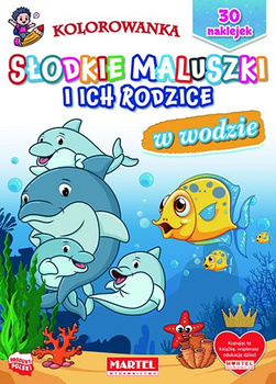 W wodzie. Słodkie maluszki i ich rodzice